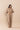 Pant Suit Gingham Pattern Zip Up Jacket Pant Set Mocha
