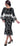 Mother of the Bride Dresses Long Sleeve Mother of the Bride Midi Dress Black/Silver