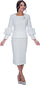 Plus Size Dresses Long Sleeve Mother of the Bride Crinkle Dress White