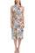 Cocktail Dresses A Line Printed Short Cocktail Dress BLUE ORANGE