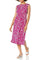 Plus Size Dresses Short Midi Length Cocktail Plus Size Dress Raspberry