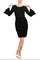 Cocktail Dresses Short Cocktail Ruffle Dress Black