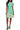 Cocktail Dresses Short Print Cocktail Dress GREEN YELLOW