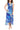 Cocktail Dresses Ruffled High Low Printed Cocktail Dress Blue Multi