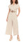 Jumpsuit Long Belted Formal Jumpsuit LIGHT BEIGE