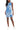 Cocktail Dresses Fitted Short Printed Cocktail Mini Dress Blue