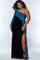 Plus Size Dresses Fitted Long Formal Plus Size Prom Dress Turquoise
