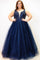 Plus Size Dresses Plus Size Size Long Mermaid Formal Prom Dress Navy