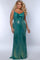 Plus Size Dresses Prom Long Formal  Sequin Mermaid Plus Size Dress Emerald