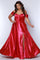 Plus Size Dresses Prom A Line Long Formal Plus Size Corset Dress Raspberry