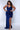 Plus Size Dresses Prom Long Mermaid Formal Velvet Sequin Plus Size Dress Cobalt