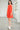 Cocktail Dresses Short Pleated Halter Dress Orange