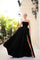 Prom Dresses Ball Gown Long Slit Formal Prom Dress Black