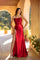 Prom Dresses Long Fitted Lace Formal Prom Dress Red