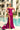 Prom Dresses Long Slit Formal Lace Applique Mermaid Prom Dress Magenta
