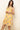 Cocktail Dresses Short Smocked Neck Stripe Dress Mustard