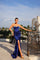 Prom Dresses Long Ruffle Formal Prom Dress Navy Blue