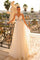 Wedding Dresses Long A Line Lace Wedding Dress Off White