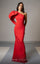 Formal Dresses Fitted Long Formal Evening Dress Orange