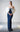 Formal Dresses Long Formal Fitted Evening Dress Navy/White