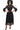 Formal Dresses 3/4 Sleeve Lace Midi Dress Black