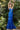 Andrea & Leo A1116 Feather Mermaid Prom Dress Royal