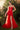 Prom Dresses Front Cutout Formal Prom Long Mermaid Dress Red