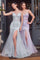 Prom Dresses Long Formal Beaded Mermaid Sequin Prom Dress LT Blue
