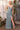 Prom Dresses Long Slit Formal Pleated Floral Prom Dress Smoky Blue