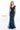 Formal Dresses Beaded Floral Long Formal Ombre Evening Dress Navy Blue