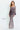 Formal Dresses Long Sleeve Formal Beaded Lace Evening Dress Gray Ombre