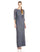 Adrianna Papell Long 3/4 Sleeve Formal Evening Lace Gown - The Dress Outlet Adrianna Papell