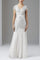 Adrianna Papell Short Sleeve Long Formal Mesh Dress - The Dress Outlet Adrianna Papell
