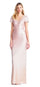 Adrianna Papell Long Formal Short Sleeve Dress - The Dress Outlet Adrianna Papell