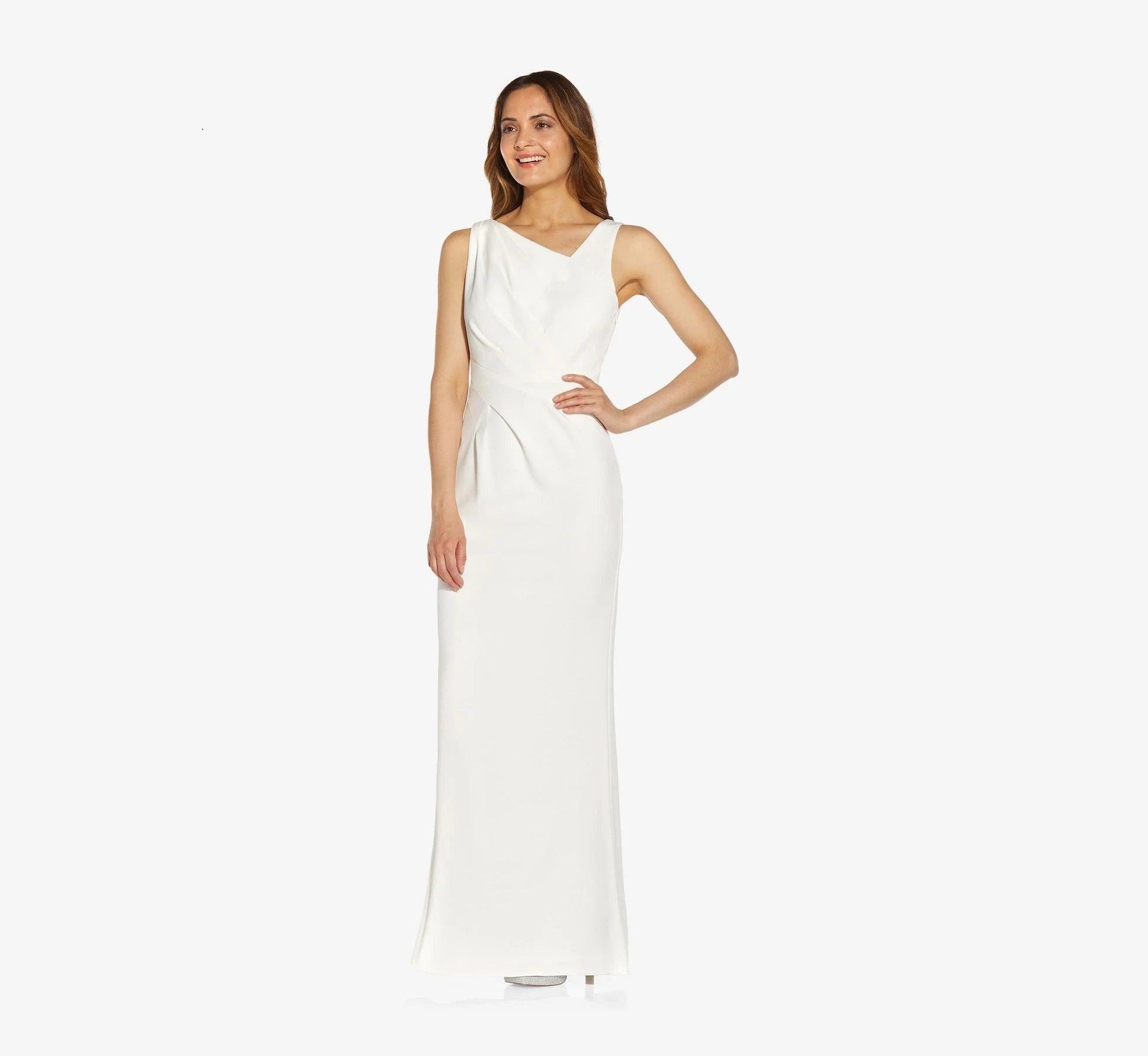 Adrianna Papell Long Formal Beaded Gown  AP1E209034 - The Dress Outlet