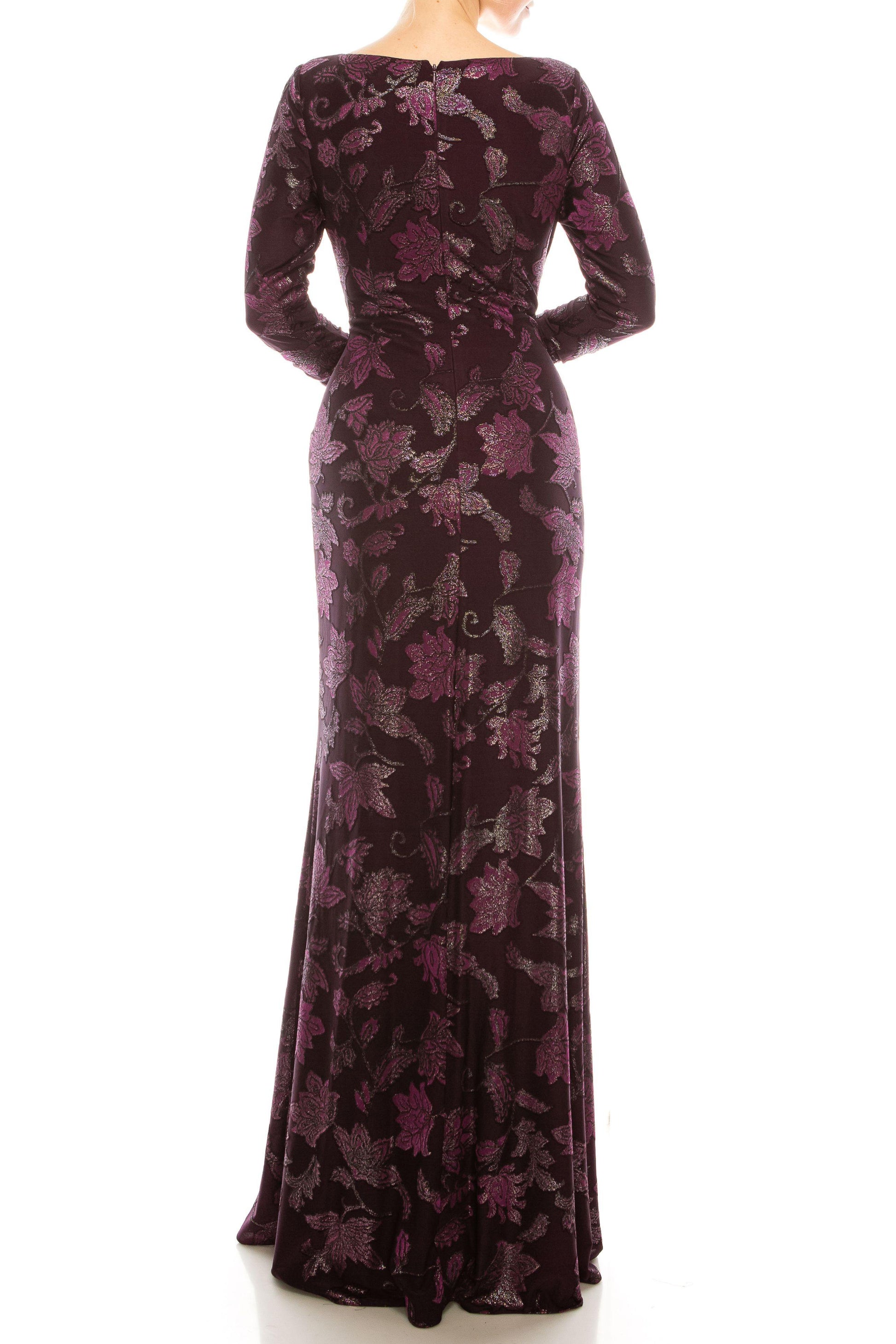 Adrianna Papell Long Formal Sheath Dress AP1E206702 - The Dress Outlet