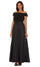 Adrianna Papell Long Off Shoulder Dress AP1E206587 - The Dress Outlet