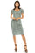 Adrianna Papell  Short Plus Size Dress AP1E205798W - The Dress Outlet