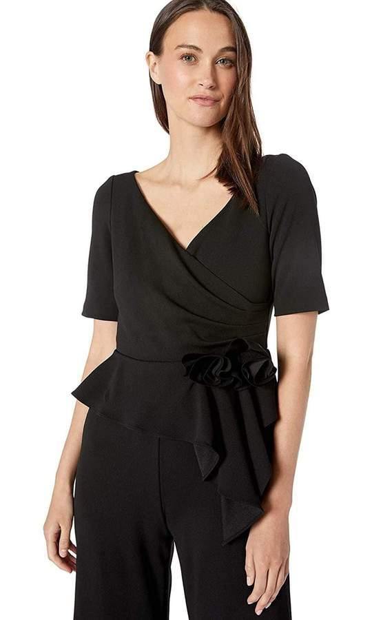 Adrianna Papell  Short Sleeve Jumpsuit AP1E205587 - The Dress Outlet