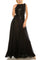 Aidan Mattox Long Formal Sleeveless Peplum Dress - The Dress Outlet