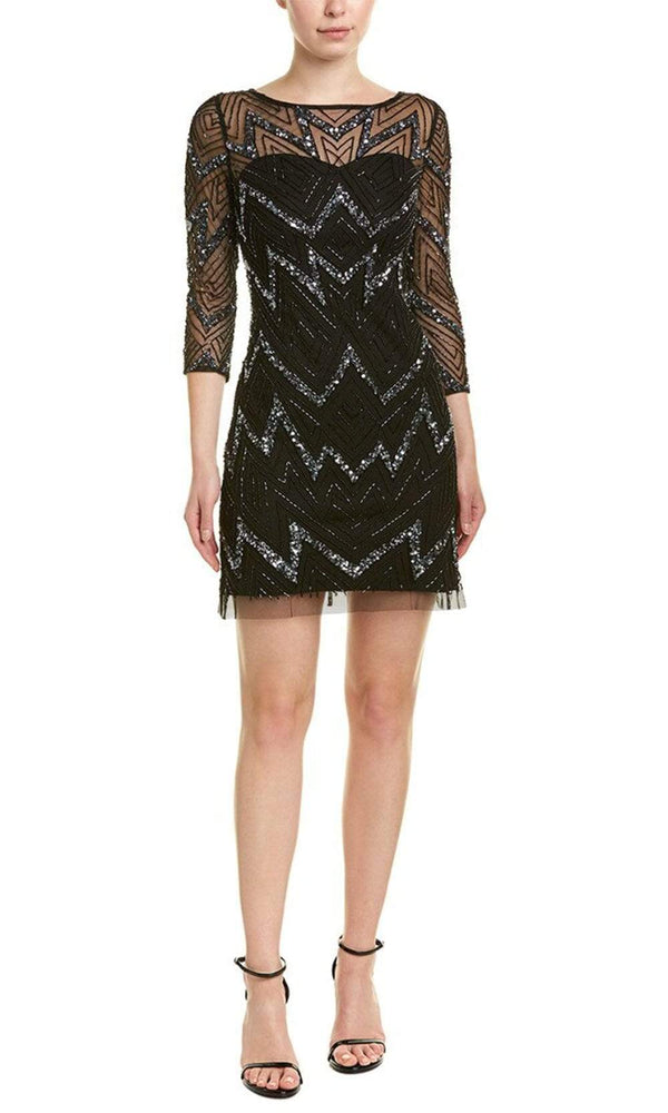 Cocktail Dresses Homecoming Short Fitted Cocktail Dress Gunmetal