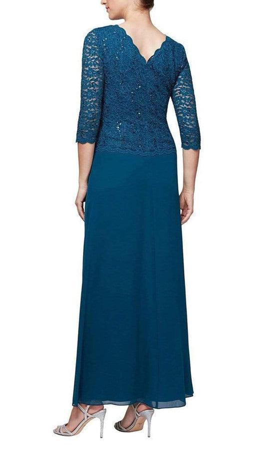 Alex Evenings Long Formal Dress Petite 112318 - The Dress Outlet