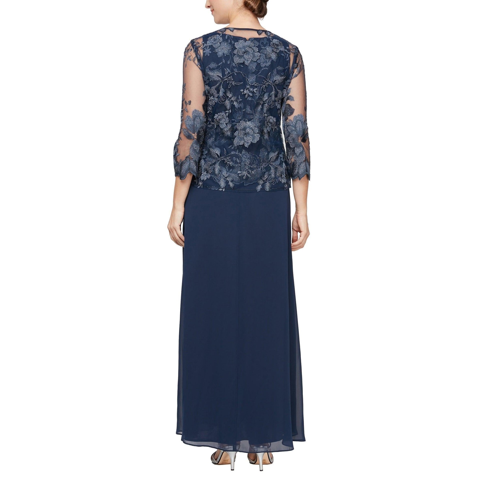 Alex Evenings Long Formal Jacket Dress Sale 81122422 - The Dress Outlet