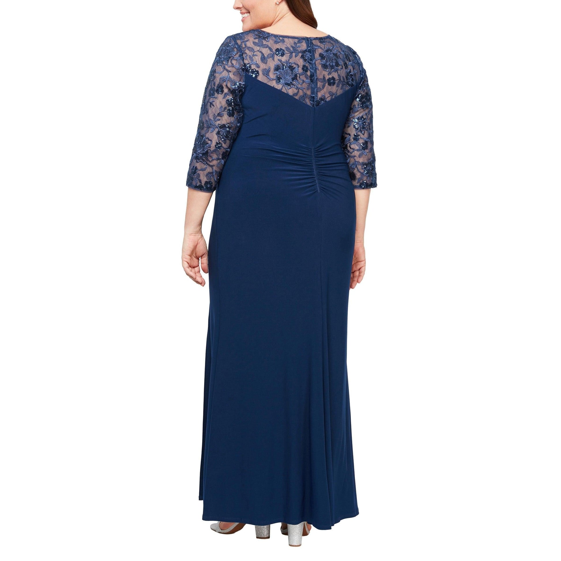 Alex Evenings Long Plus Size Formal Dress 84351605 - The Dress Outlet