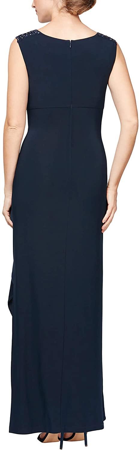 Alex Evenings Sleeveless Formal Long Dress 2351423 - The Dress Outlet