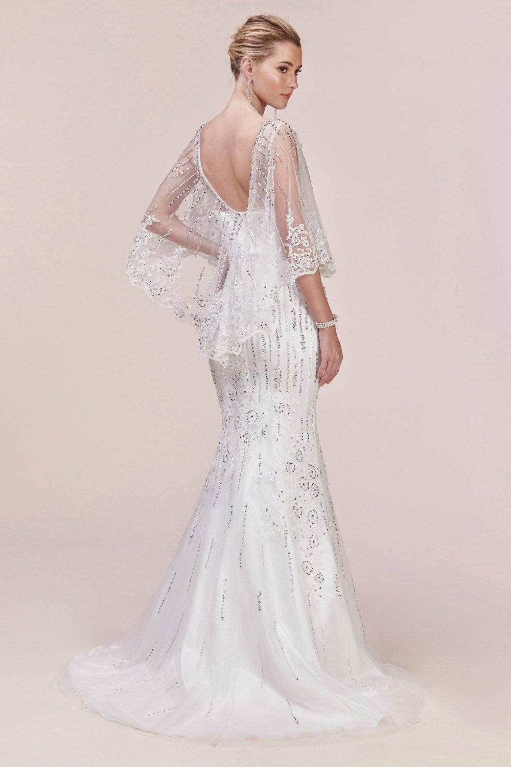 Andrea & Leo AL5263 Sparkling Long Wedding Dress White