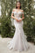 Long Off Shoulder Corset Formal Dress (White)