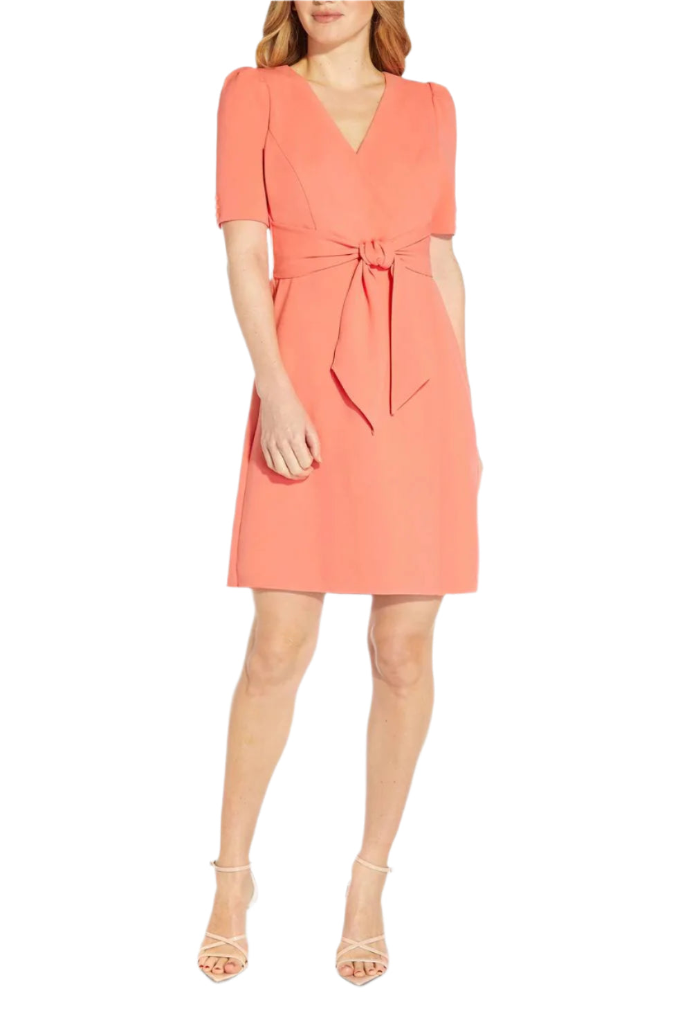 Cocktail Dresses Short Fitted Coctail Mini Dress Peach Blossom