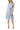 Cocktail Dresses Short Cocktail Floral Print Midi Dress Blue Multi