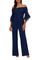 Jumpsuit  Long Formal Flounce Sleeve  Jumpsuit Navy Steen